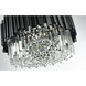 Canada LED 22 inch Black Chandelier Ceiling Light